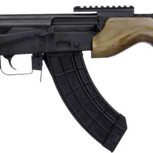 Century Arms VSKA Micro Draco 7.62x39 pistol with hardwood handguard and black polymer grip