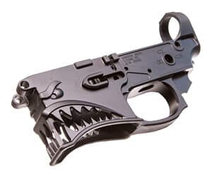 Sharps Bros Hellbreaker Gen2 AR-15 stripped billet lower receiver in black hardcoat anodized finish