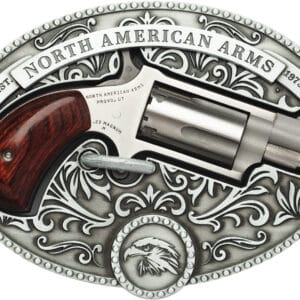 North American Arms Chuckwagon buckle gun .22 WMR stainless with rosewood grips
