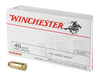 Winchester USA White Box .45 ACP 230 gr FMJ 50 round box