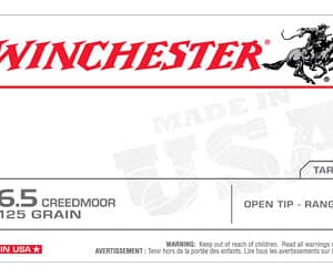 Winchester USA 6.5 Creedmoor 125gr 20rd box white packaging