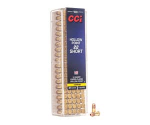 CCI .22 Short 27gr Hollow Point 100-round box