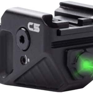 Viridian C5 green laser sight, black, rechargeable, universal rail mount