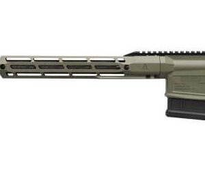 Sig Sauer Cross Sawtooth 6.5 Creedmoor 24-inch rifle in moss green with folding adjustable stock