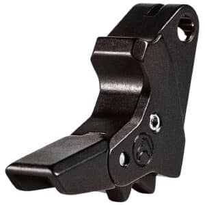 Timney Triggers ALPHASWMP Alpha Competition Straight Trigger with 3 lbs Draw Weight & Black Finish for S&W M&P 1.0, 2.0