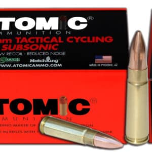 Atomic 7.62x39 220gr Subsonic Hollow Point Boat-Tail 50rd box