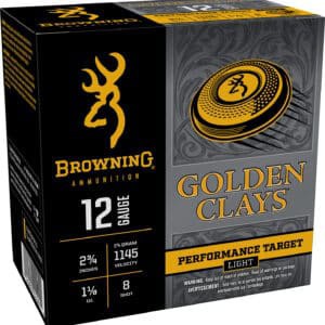 Browning Golden Clays 12 Gauge 2-3/4 inch 1-1/8 oz #8 shot 25 box