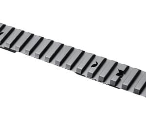 Weaver 1-piece extended multi-slot Picatinny scope base for Remington 700 Short Action, 20 MOA, black anodized