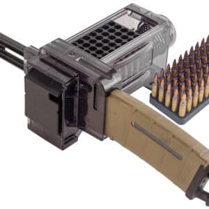 Caldwell AR-15 Mag Charger 50rd speedloader in smoke polymer finish