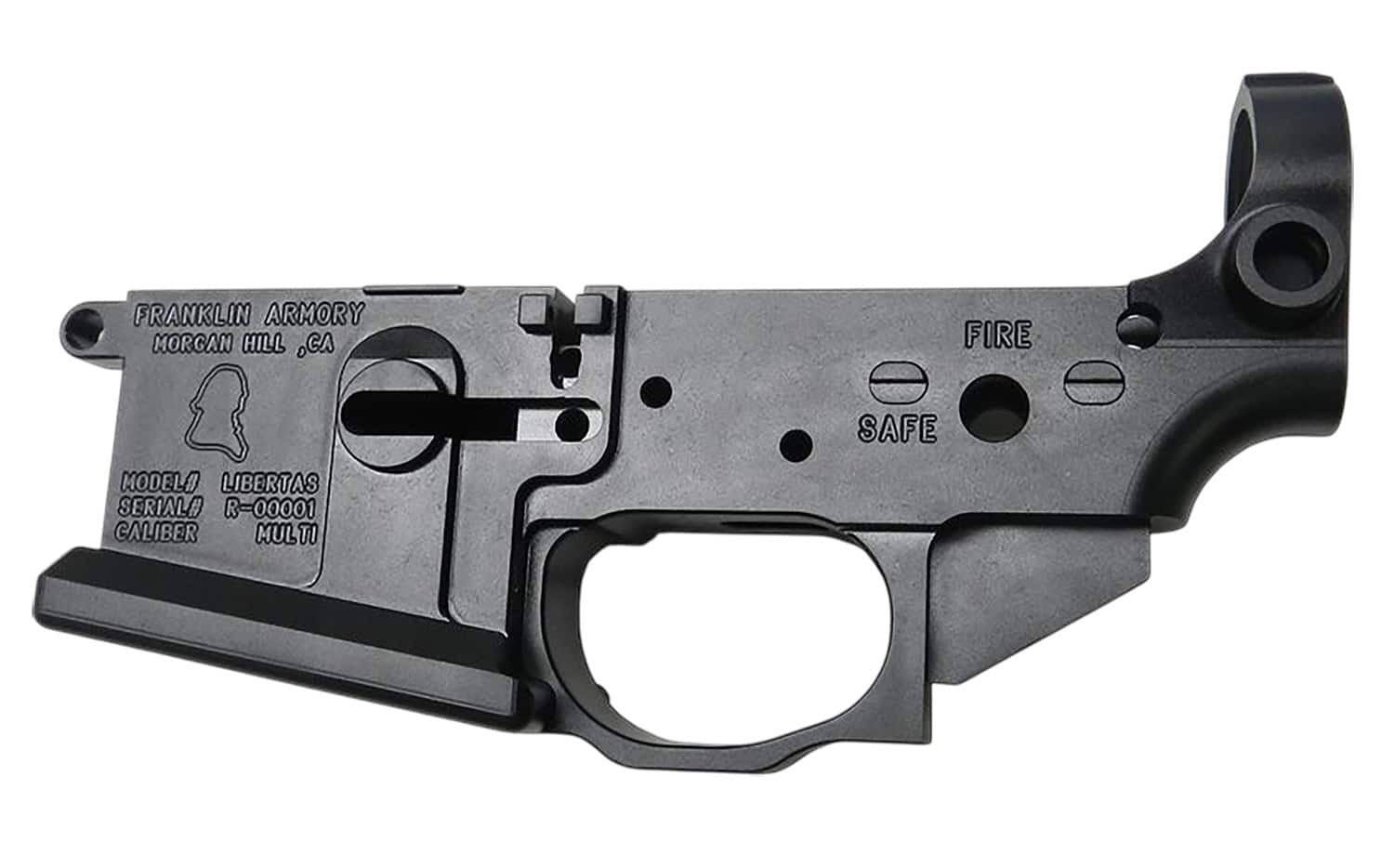 Franklin Armory Libertas Stripped Billet Lower – Black
