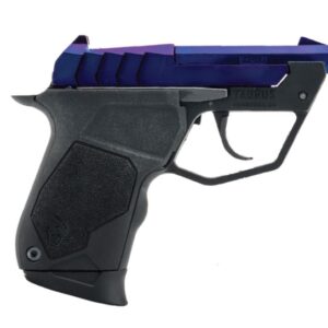 Taurus 22TUC .22 LR pistol in Polished Purple PVD with black controls, 2.5-inch barrel