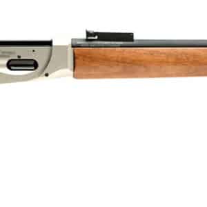 GForce Arms GF LVR .410 Saddlehorn lever-action shotgun with nickel receiver and Turkish walnut stock, 20-inch barrel