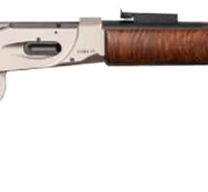 GForce Arms GF LVR .410 20-inch Nickel shotgun with wood stock and fiber-optic sights