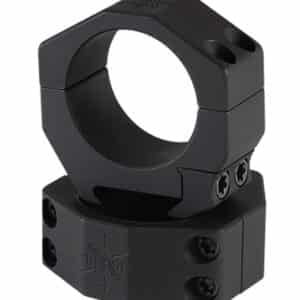 Seekins Precision 34mm 1.45" AR High scope rings matte black 4-cap