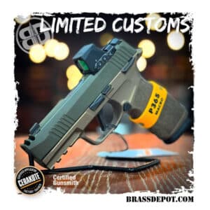 BD Customs - Sig Sauer P365 X-Macro Comp OD Green / Bronze + Sight