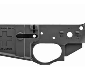 Spikes Tactical STLS033 Water Boarding Instructor stripped lower receiver, black hardcoat anodized, 7075-T6