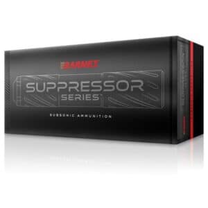 Barnes Sierra 9mm Luger 147 gr JHP Suppressor Series ammunition box