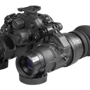 AGM UNVG-51 NW1 night vision goggles black, 1x magnification with external battery pack