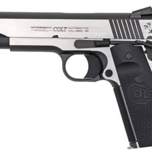 Colt 1911 Combat Elite Government .45 ACP 5-inch two-tone pistol with G10 grips and Novak night sights