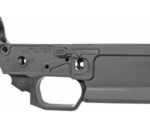Sharps Bros Livewire Forged stripped lower receiver, black anodized, multi-caliber, ambidextrous bolt release