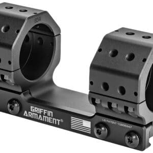 Griffin Armament GSM135H34MM GPM 34mm scope mount and ring combo in black