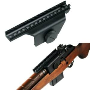 Leapers UTG Gen 4-Point Locking Deluxe M14/M1A Scope Mount on rifle