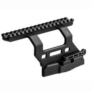 Leapers MTUAK01 Quick-Detachable AK Side Mount matte black anodized aluminum 6.69 in