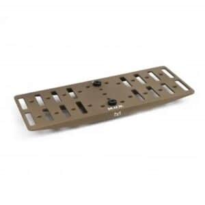 Area 419 MOD DOS Plate FDE Arca-compatible mounting plate with multiple 1/4-20 and M-LOK attachment points