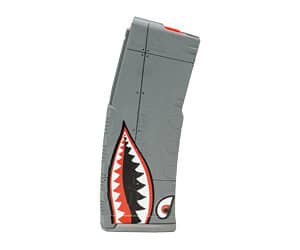 AMEND2 MOD-2 30rd Gray Flying Tiger polymer AR-15 magazine, 5.56/.223
