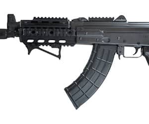 Zastava ZPAP92 7.62x39 AK pistol, black with quad Picatinny rails