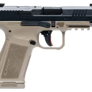 Canik Mete MC9LS 9mm pistol black nitride slide flat dark earth polymer frame