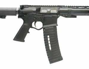 ATI Alpha Maxx 5.56 pistol with 7.5 inch threaded barrel and 7 inch M-LOK handguard, black polymer