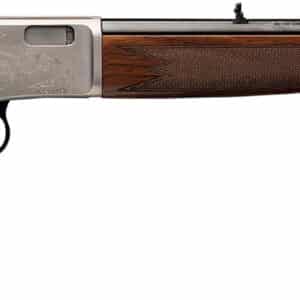 Browning BL-22 Grade II lever-action .22 rifle with 20 inch barrel and satin nickel receiver