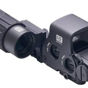 EOTECH HHS IX EXPS3-DCR holographic sight with G45 5X magnifier on STS mount, black