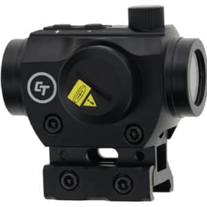Crimson Trace CTS-25 4 MOA red dot sight with riser, black