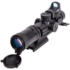 Firefield RapidStrike 1-4x24 riflescope matte black 30mm tube circle dot reticle