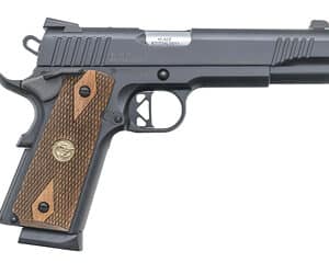 Chiappa 1911 Superior 5-inch .45 ACP pistol, black finish with walnut grips
