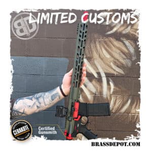 BD Custom AR15 Spikes Tactical Calico Jack / OD Green / Red CA legal