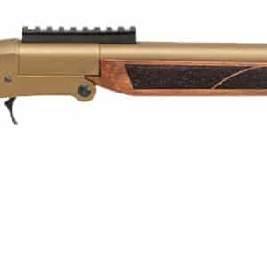 GForce Arms GFTPX 9MM single-shot rifle with 16.5 barrel, walnut stock, Burnt Bronze Cerakote finish