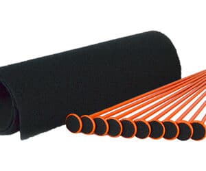 Gun Storage Solutions Rifle Rod Kit Orange .22 Cal 19x30 Shelf Liner