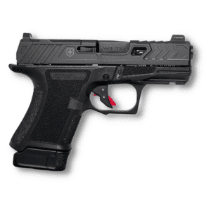 Shadow Systems CR920 War Poet 9mm handgun black nitride with spiral-fluted barrel and night sights