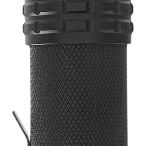 Nightstick NSTICK UVR-588XL USB dual-light flashlight showing white spot and UV flood, black finish