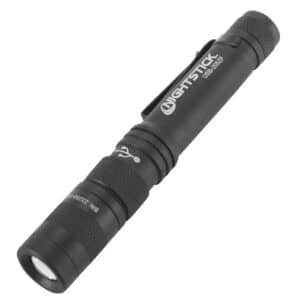 Nightstick USB-205ZF metal USB zoom focus flashlight, 200 lumens, black
