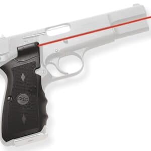 Crimson Trace Lasergrips 011170 red laser for Browning Hi-Power black rubber overmold