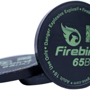 Firebird FT65BIO 65mm biodegradable adhesive exploding target pack of 10