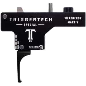TriggerTech WM5SBB13NBF Special Single-Stage Flat Trigger with 1-3.50 lbs Draw Weight & Black PVD Finish for Weatherby Mark V