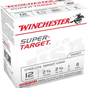 Winchester Super-Target Xtra-Lite 12ga 2.75 in 1 oz #8, 25 ct
