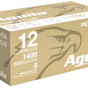 Aguila 1CHB1296 Pichon Plus High Velocity 12 Gauge 2.75" 1 1/4 oz 1400 fps 8 Shot 10 Bx/25 Cs