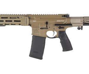 Daniel Defense DDM4 PDW 7in .300 AAC Blackout pistol FDE, right-side view