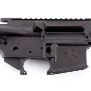 Wilson Combat WC-15 AR-15 forged receiver set with Black Armor-Tuff finish and matched upper and lower